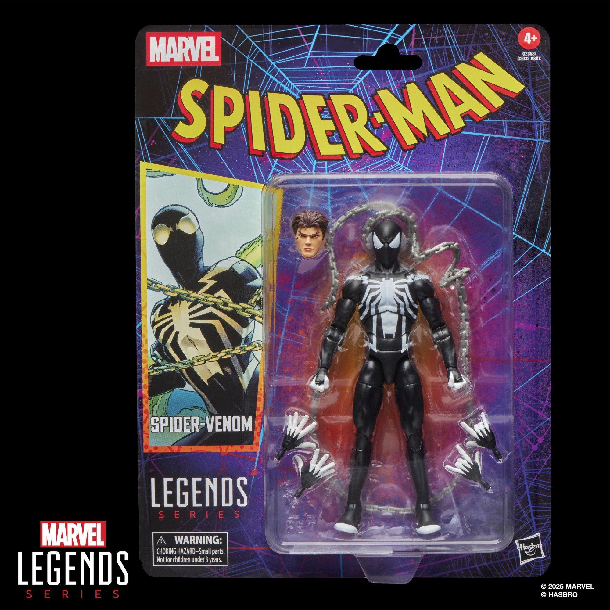 Marvel Legends Series Spider-Venom 6-Inch Action Figure - Hasbro Pulse